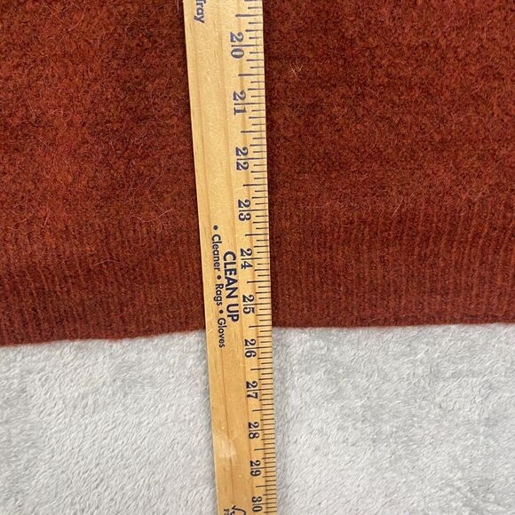 Madewell Sweater Womens 3X Brown Wool Alpaca Havener Pullover Sweater NI619 - Picture 4 of 8